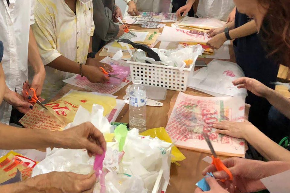 People making together